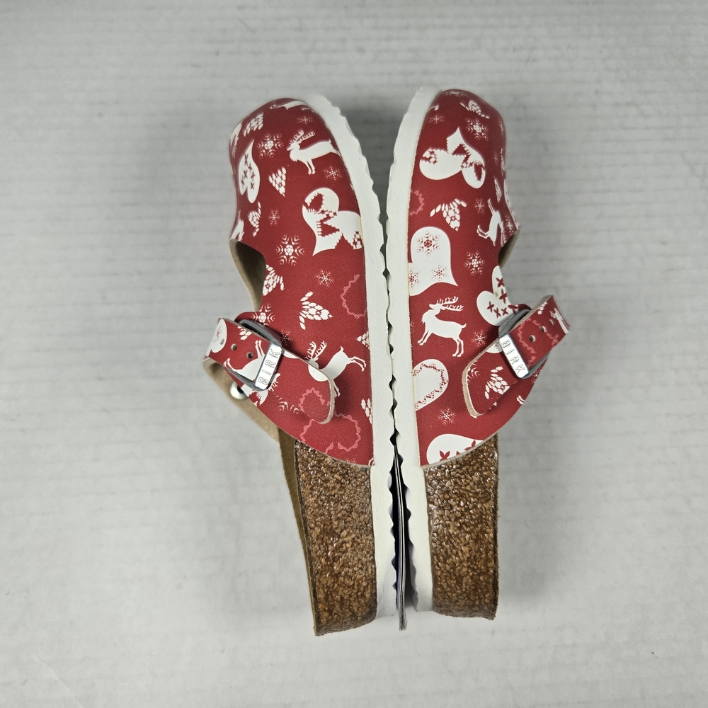 Birkenstock Maria Kids Kinder Reindeer Heart Red Clog Mules EU 29 US C11 toddler - Picture 8 of 10